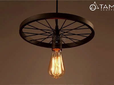 Đèn thả trần bánh xe đạp đơn